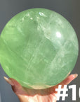 Apple Green Fluorite Sphere