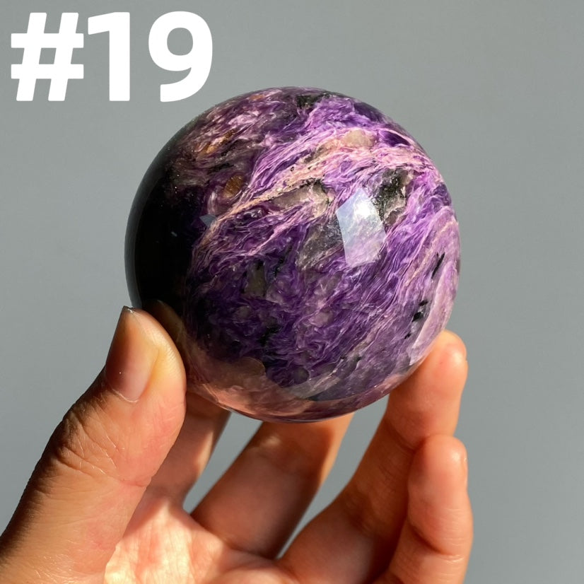 Charoite Sphere