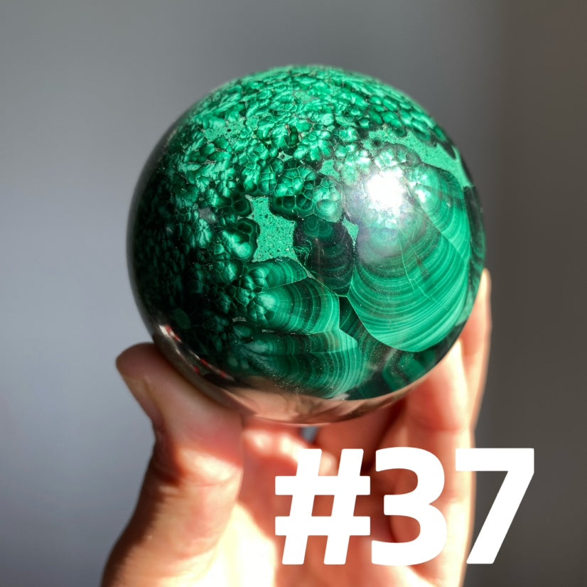 Malachite Big Spheres