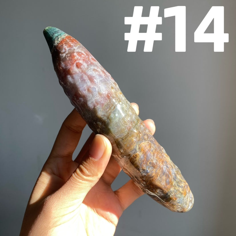 Moss Agate Cucumber