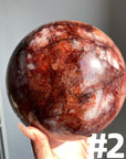 Fire Quartz Big Spheres