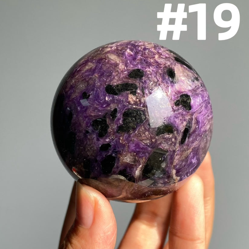 Charoite Sphere