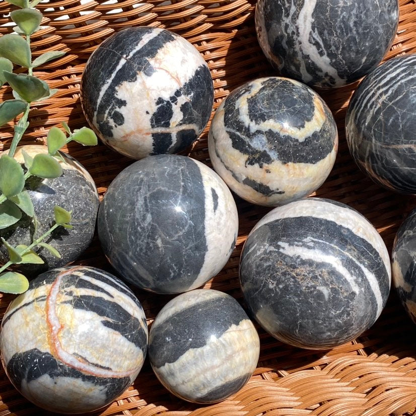 Zebra Jasper Sphere – Simmon Crystal Wholesale