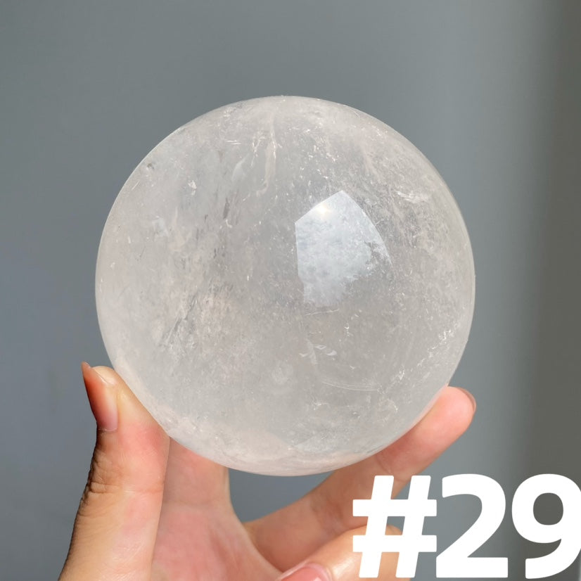 Clear Quartz Spheres