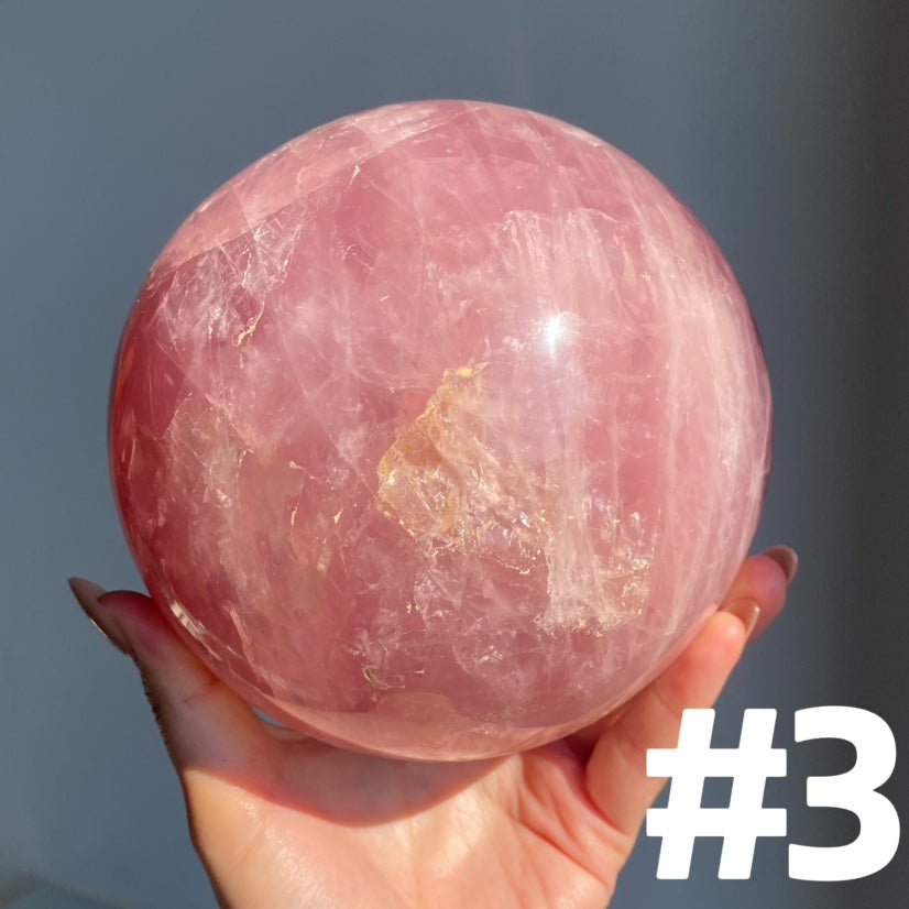 Rose Quartz Big Spheres