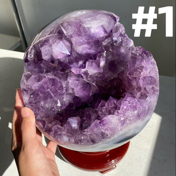 Amethyst Druzy Big Sphere