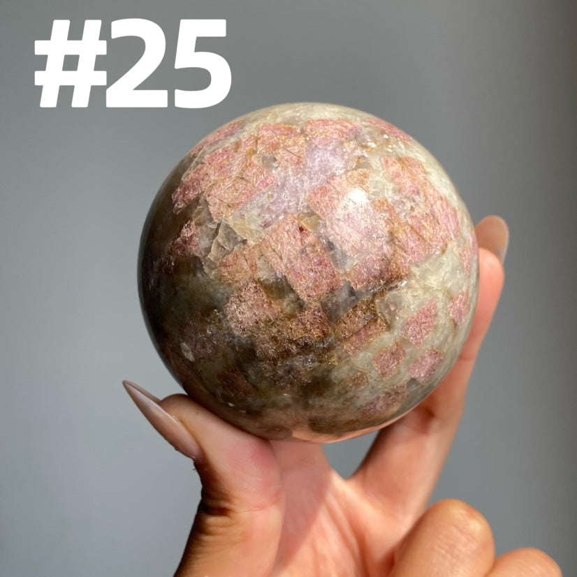 Pink Tourmaline Sphere