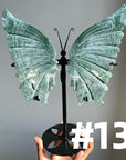 Moss Agate Big Butterfly Wings