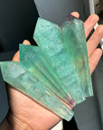 Baja Blast Fluorite Wand on stand