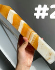 Orange Calcite Big Towers
