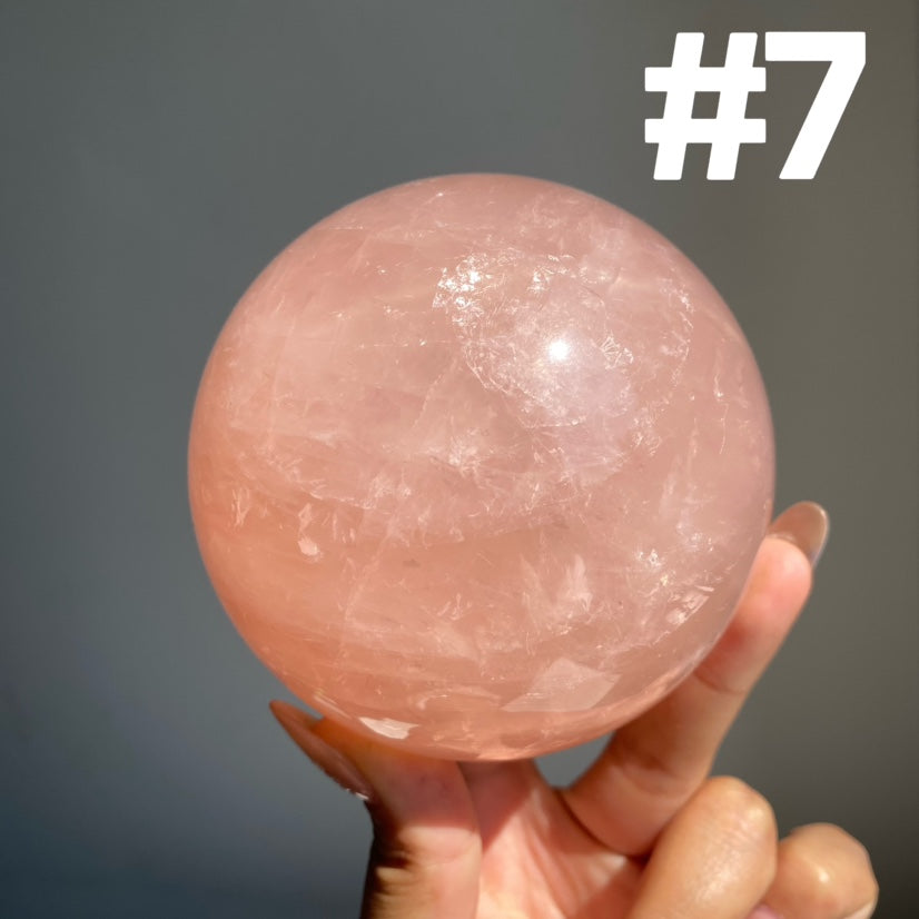 Rose Quartz Big Spheres