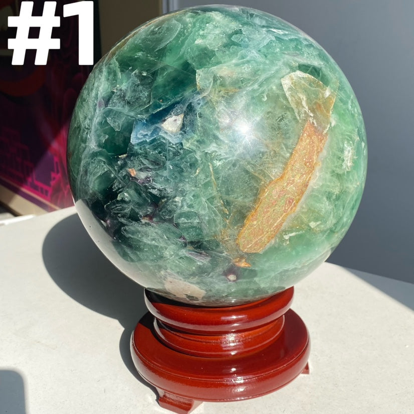 Fluorite Large Sphere