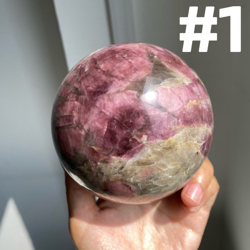 Pink Tourmaline Sphere