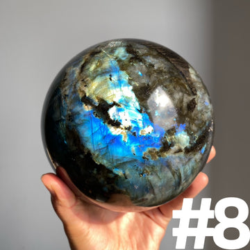 Big Labradorite Spheres