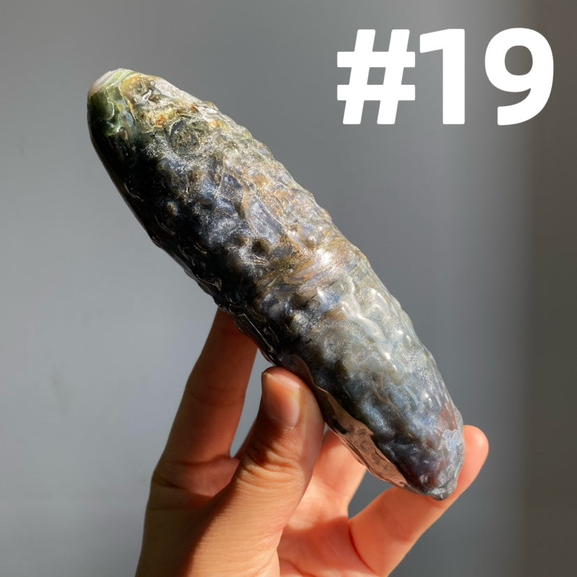 Moss Agate Cucumber