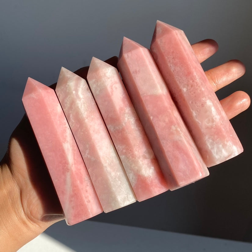 Pink Opal Small Towers