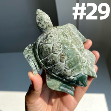 Moss Agate Turtle