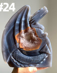 Druzy Agate Dragon