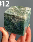 Moss Agate Cube