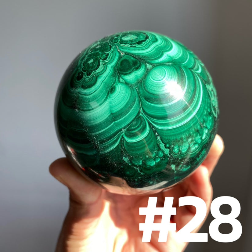 Malachite Big Spheres