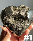 AAA Grade Pyrite Heart