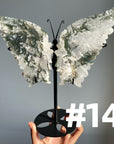 Moss Agate Big Butterfly Wings