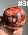 Fire Quartz Big Spheres