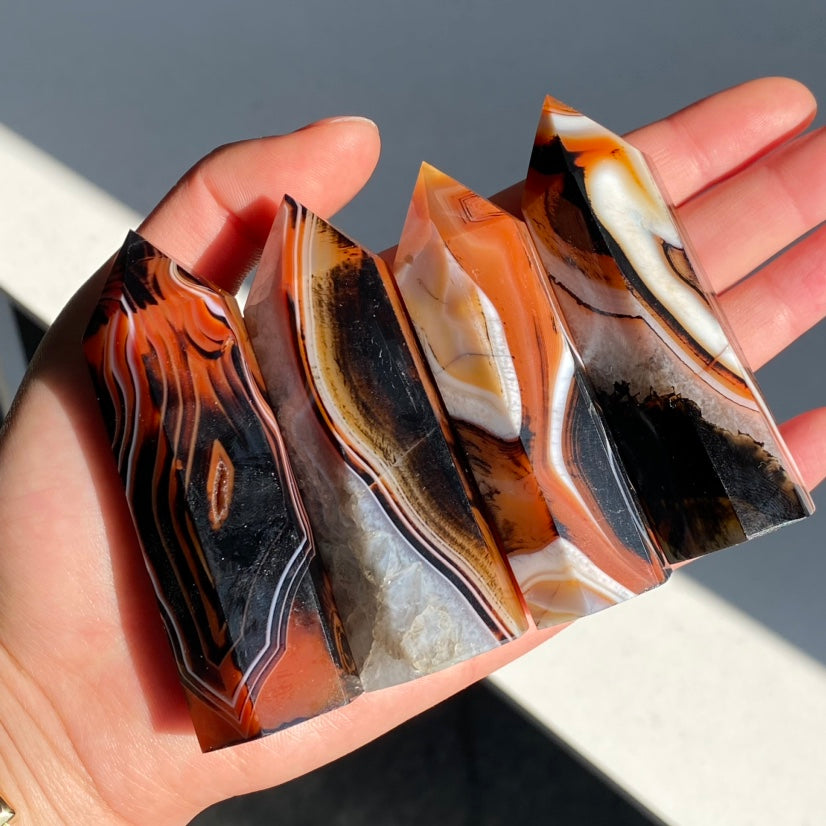 Sardonyx Agate Small Tower