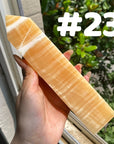 Orange Calcite Big Towers