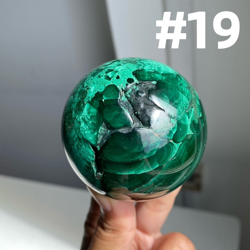 Malachite Big Spheres