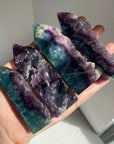 Half Raw Fluorite Tower