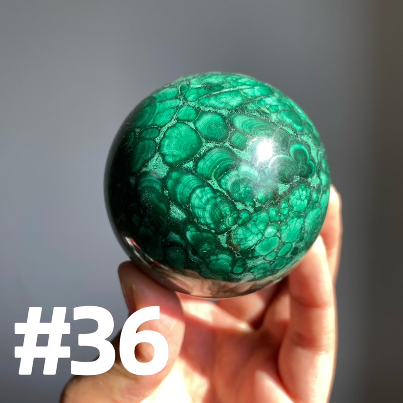 Malachite Big Spheres