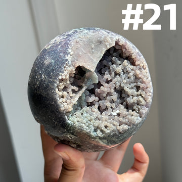 Grape Agate Sphere