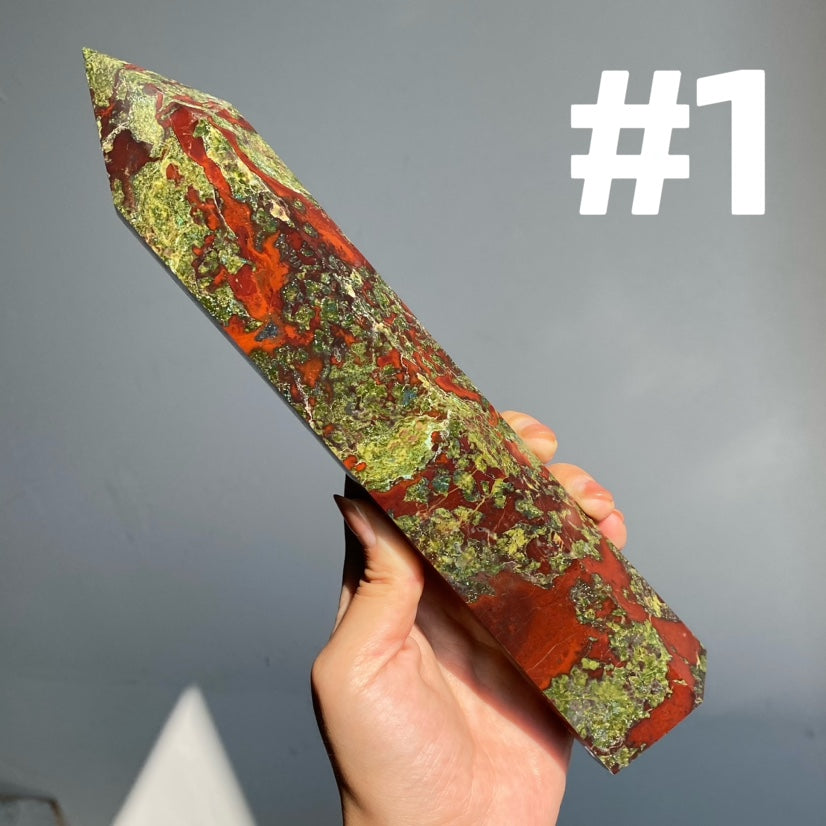 Dragon Blood Jasper Big Towers