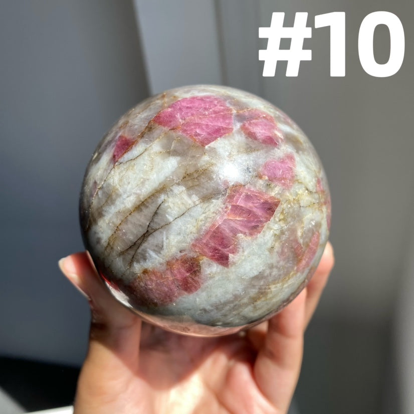 Pink Tourmaline Sphere