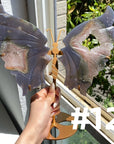 Druzy Agate Butterfly Wings