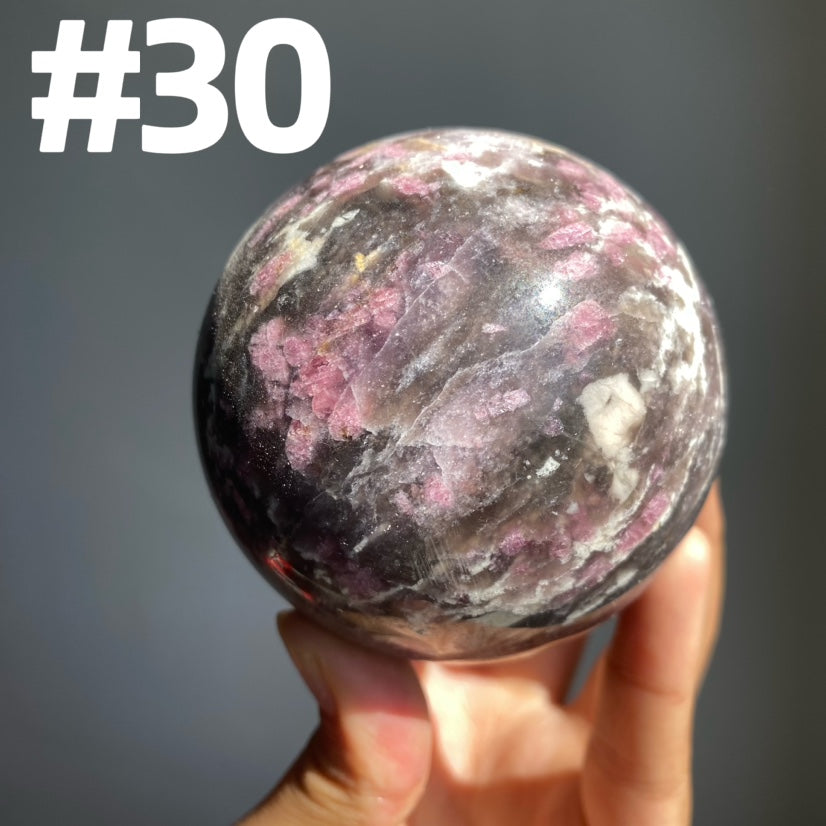 Pink Tourmaline Sphere