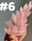 Rose Quartz 9 Tail Fox