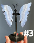 Blue Lace Agate Butterfly