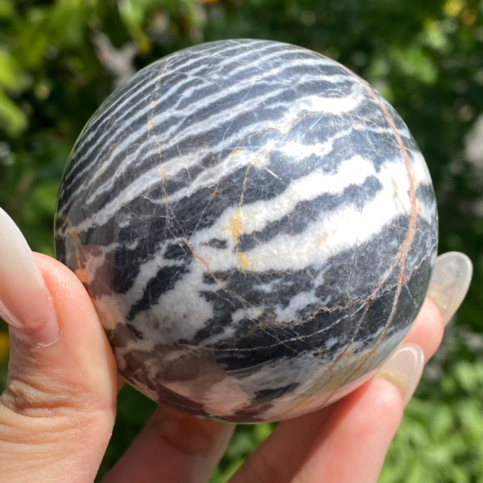 Zebra Jasper Sphere – Simmon Crystal Wholesale