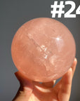 Rose Quartz Big Spheres