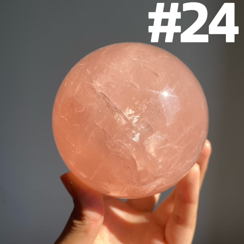 Rose Quartz Big Spheres