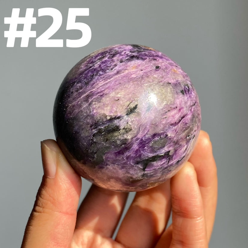 Charoite Sphere