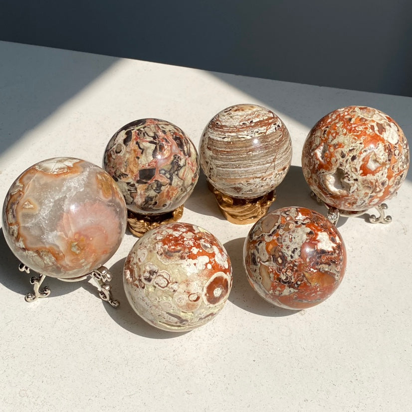 Money Agate Big Spheres