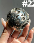Pyrite Druzy Sphere
