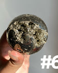 Pyrite Druzy Sphere