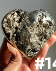 AAA Grade Pyrite Heart