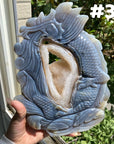 Druzy Agate Dragon