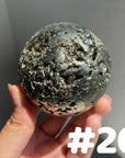Pyrite Druzy Sphere