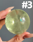 Apple Green Fluorite Sphere